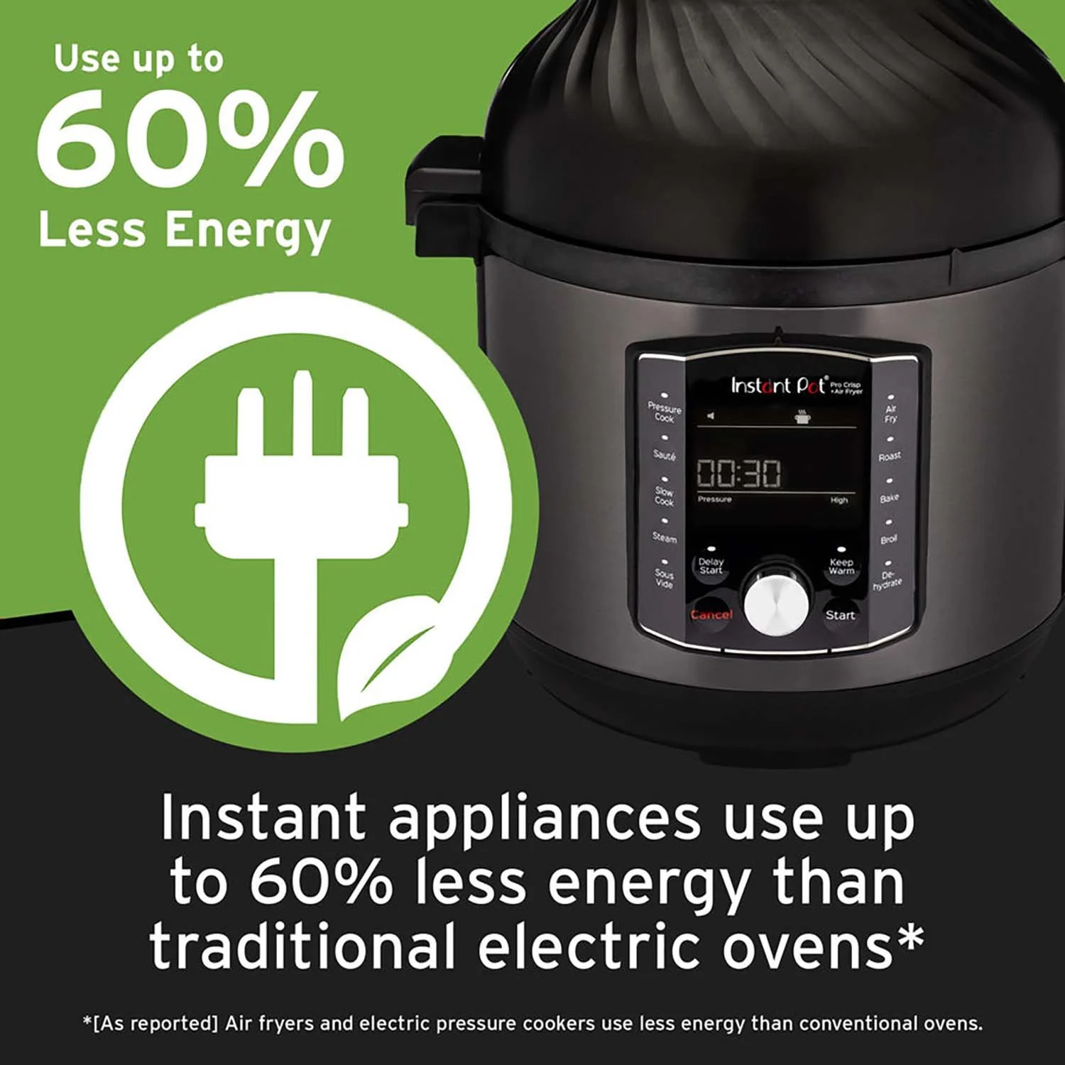 Instant Pot Pro Crisp & Air Fryer 8-quart Multi-Use Pressure Cooker & Air Fryer(Refurbished) - Image 2