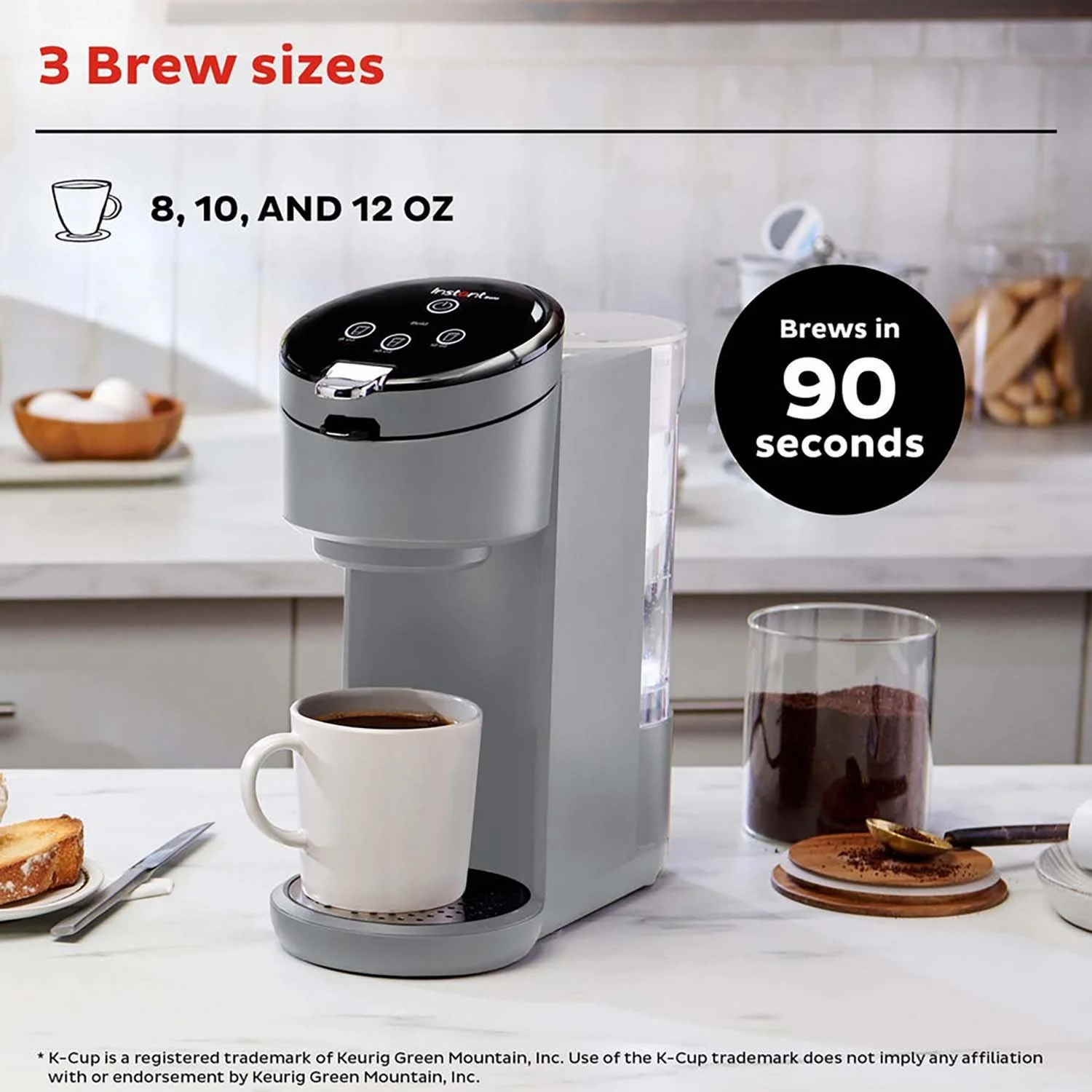Instant Pot Solo Single-Serve Coffee Maker, Ground Coffee and Pod Coffee Maker (Refurbished) - Image 5