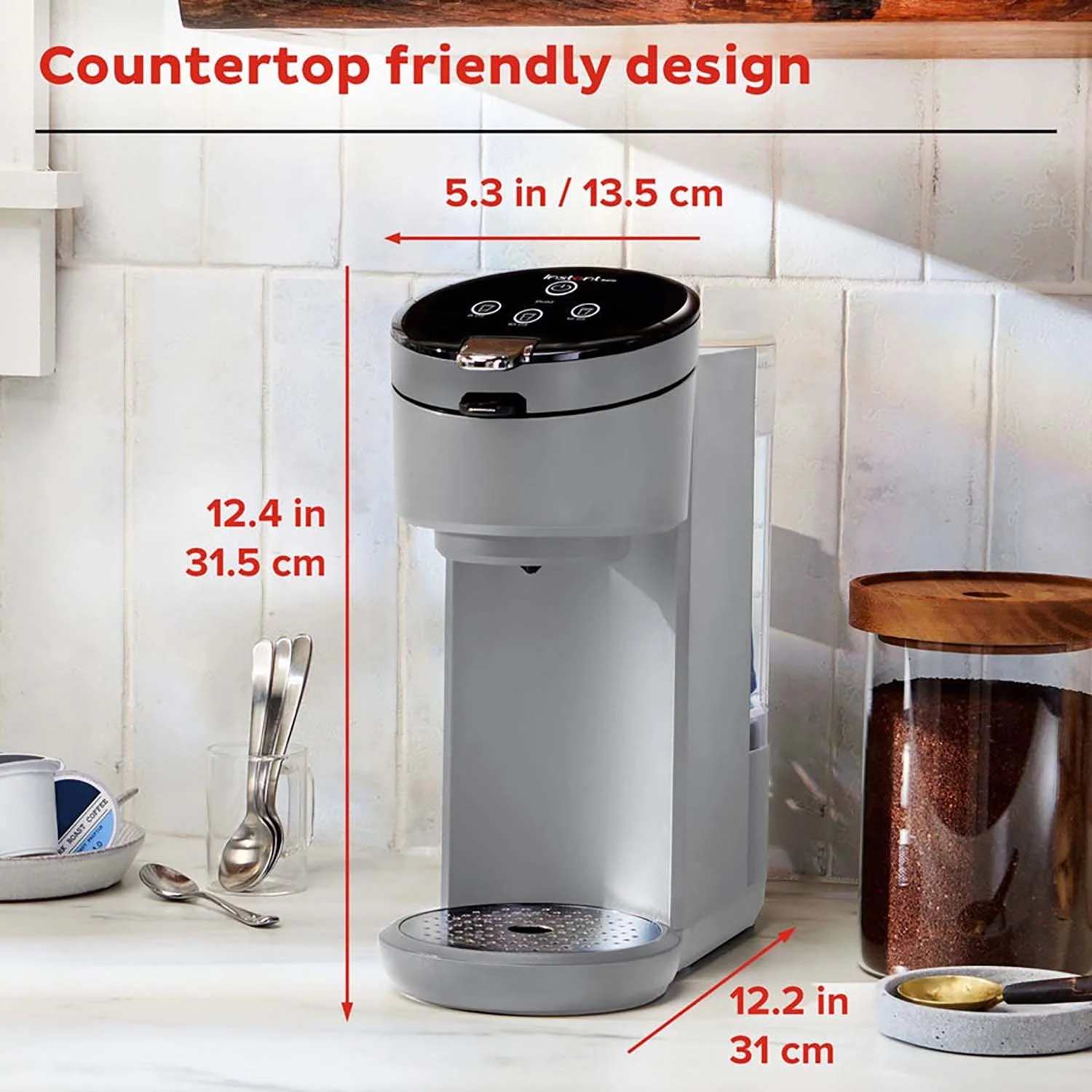 Instant Pot Solo Single-Serve Coffee Maker, Ground Coffee and Pod Coffee Maker (Refurbished) - Image 7