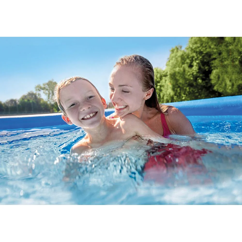 Intex 28157EH Easy Set Inflatable Pool Set (15' x 33") + Deluxe Pool Skimmer - Image 10