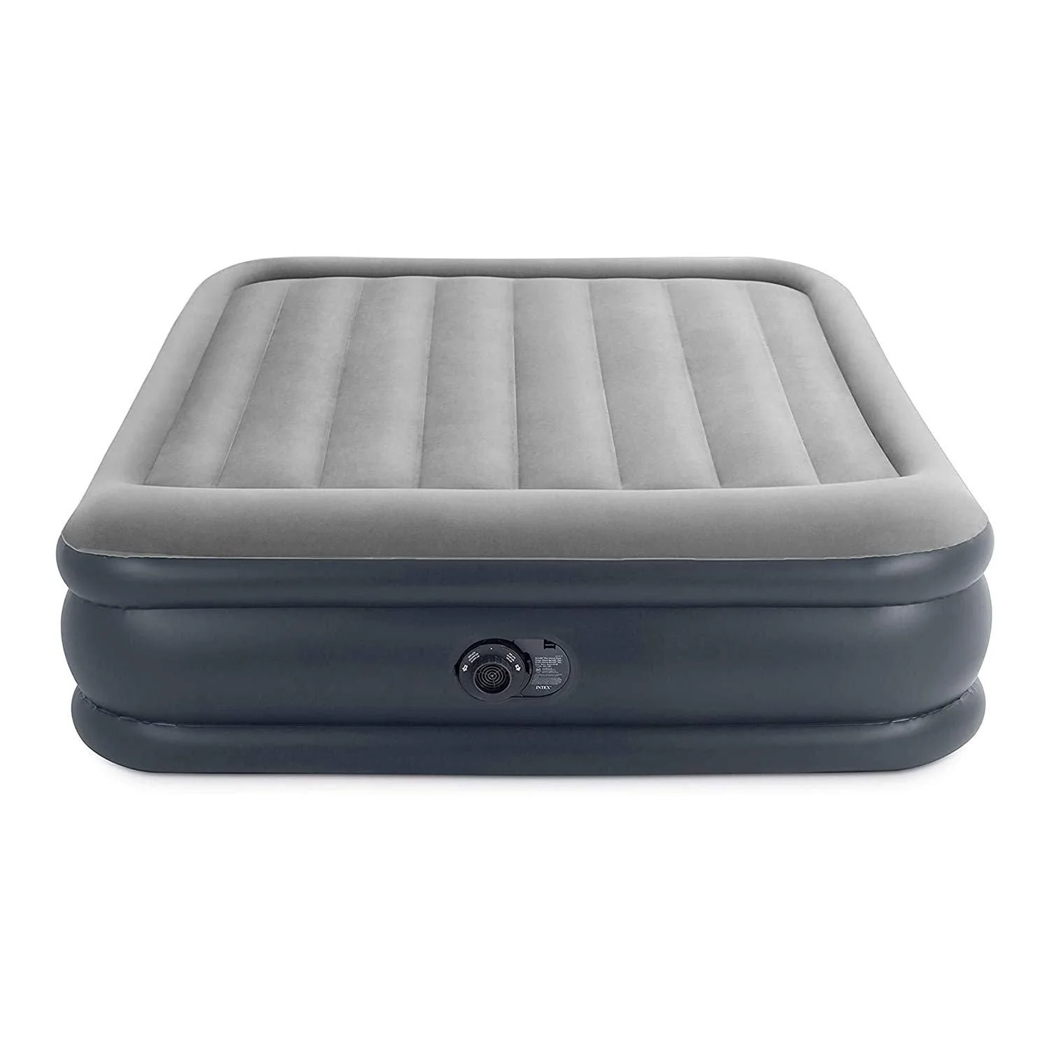 Intex Dura-Beam Plus Deluxe Pillow Rest Air Mattress, 16.5in Bed Height, Queen Size - Image 11