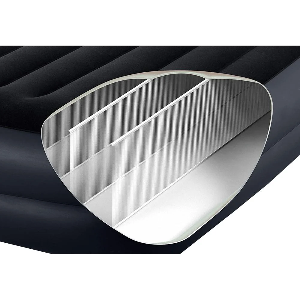 Intex Dura-Beam Standard Series Air Mattress with Built-in Pillow and Pump, Twin - Image 4