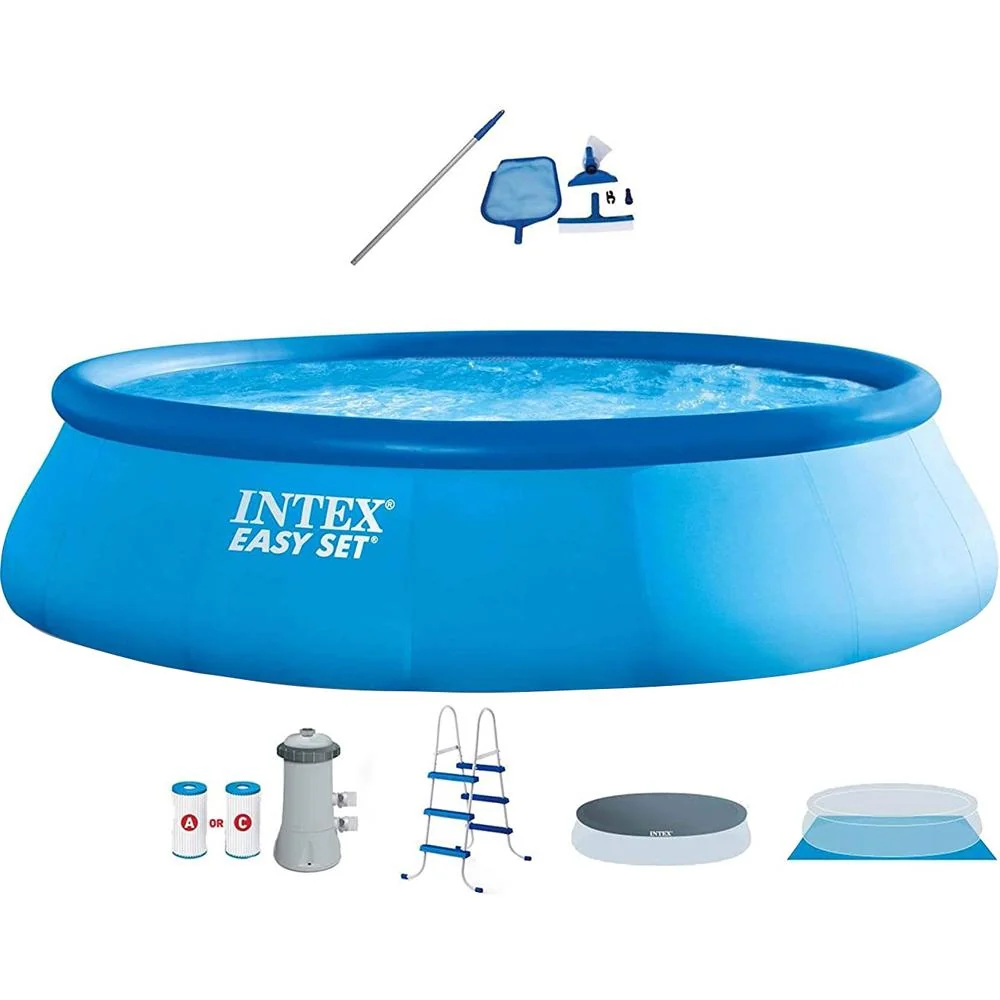 Intex Easy Set Inflatable Pool Set (15' x 42") - 26165EH - Open Box - Image 4