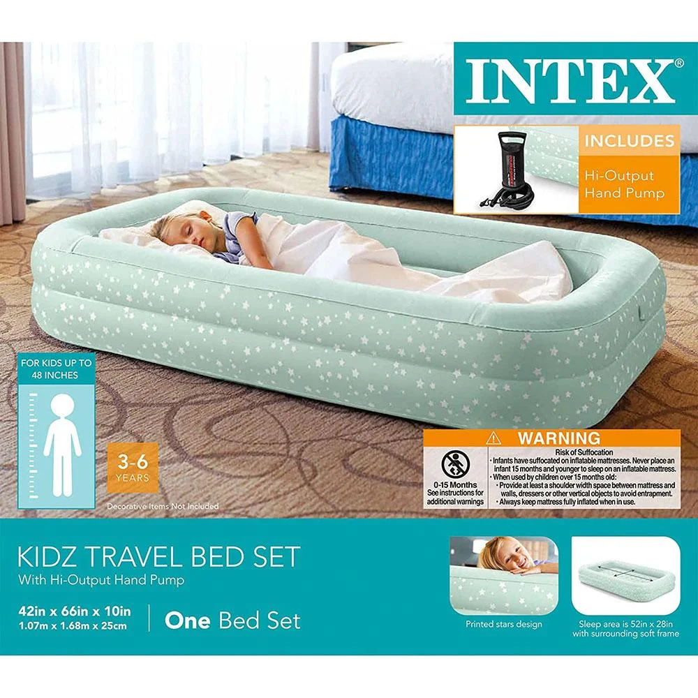 Intex Intex Kidz Travel Bed with Hand Pump - Open Box - Image 10