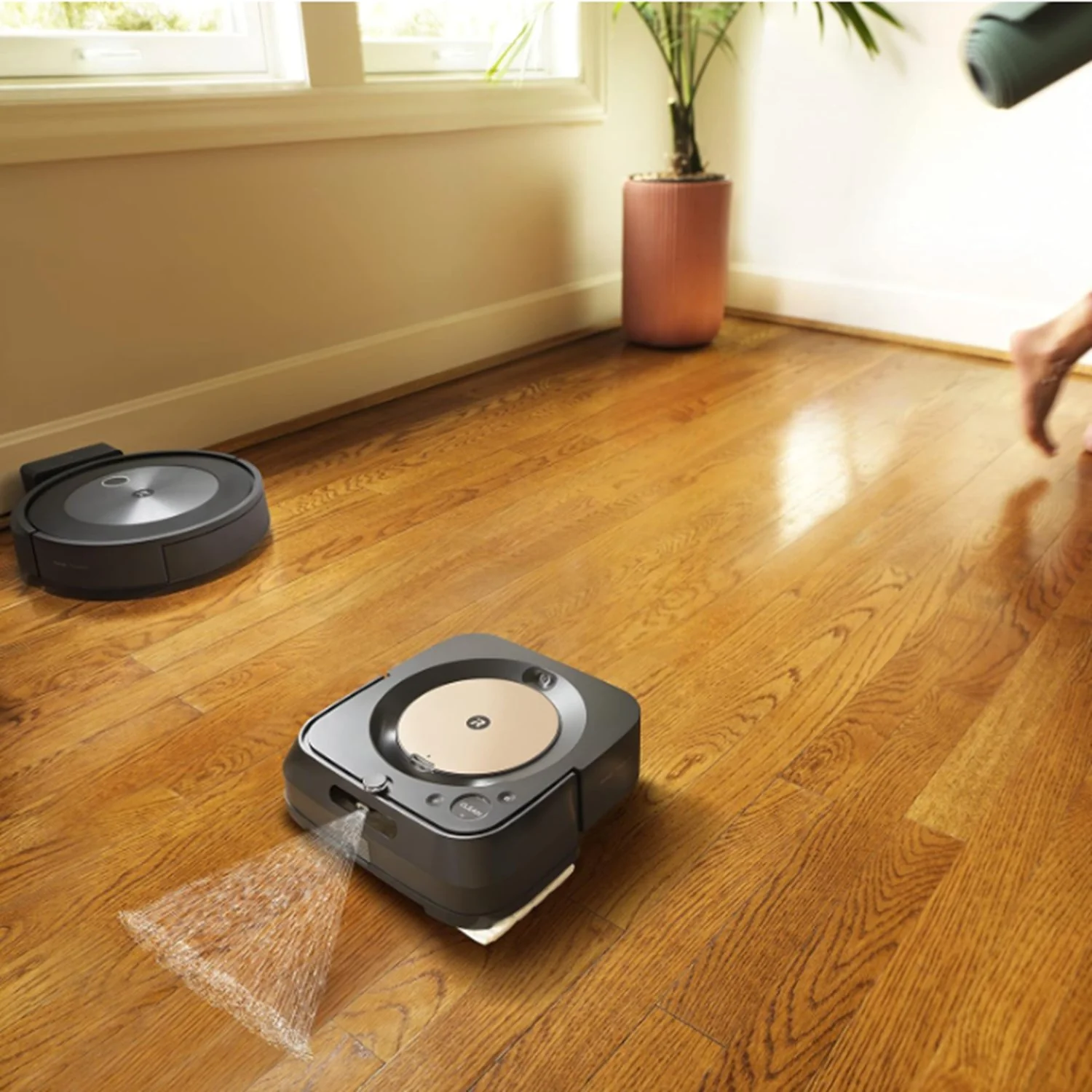 iRobot Braava Jet m6 WiFi Connected Robot Mop M6 (6110) - (Refurbished) - Black - Image 7