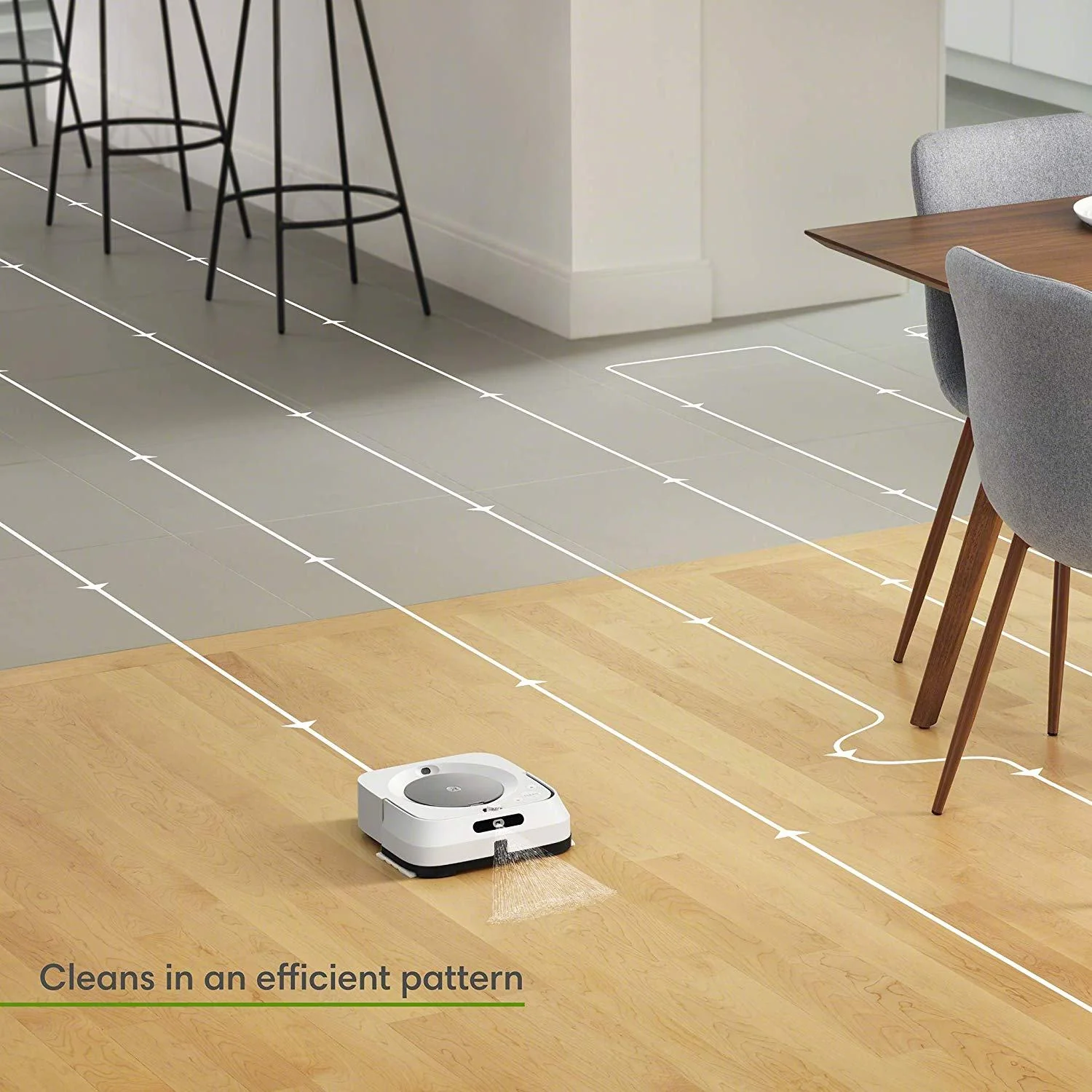 iRobot Braava Jet m6 WiFi Connected Robot Mop M6 (6110) - (Refurbished) - White - Image 4