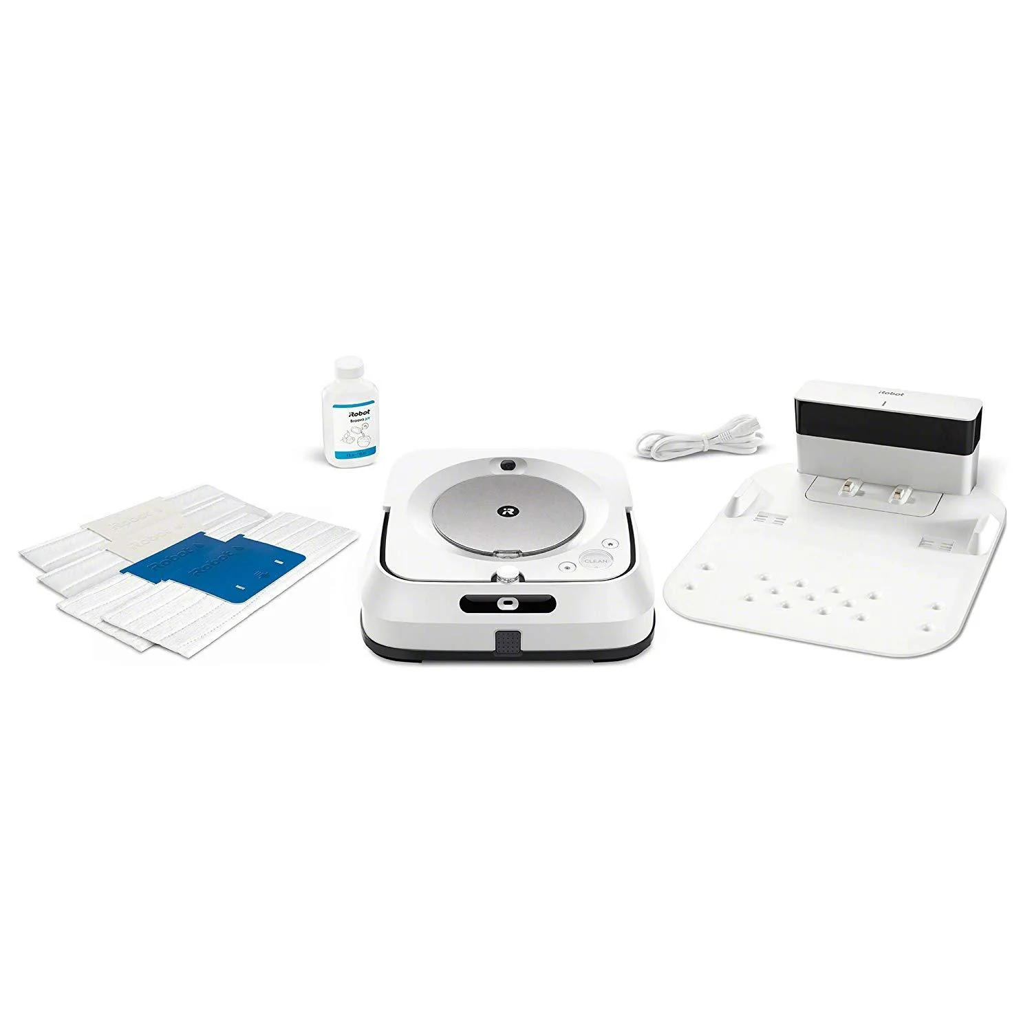 iRobot Braava Jet m6 WiFi Connected Robot Mop M6 (6110) - (Refurbished) - White - Image 9