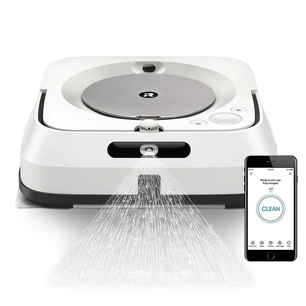 iRobot Braava Jet m6 WiFi Connected Robot Mop M6 (6110) with 26 Month Protection - Image 2