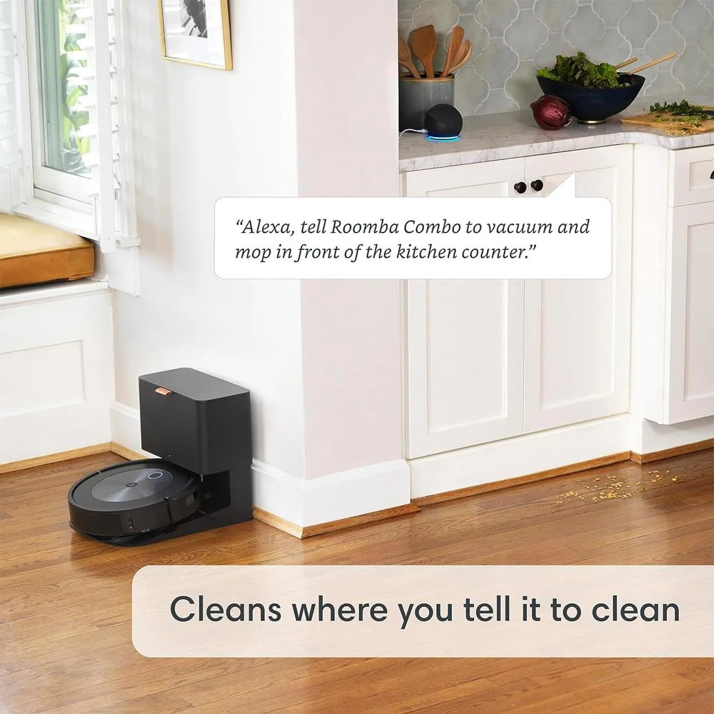 iRobot Roomba Combo j5 Robot Vacuum & Mop w/ Smart Mapping +Accessory + 2 YR Warranty - Image 3