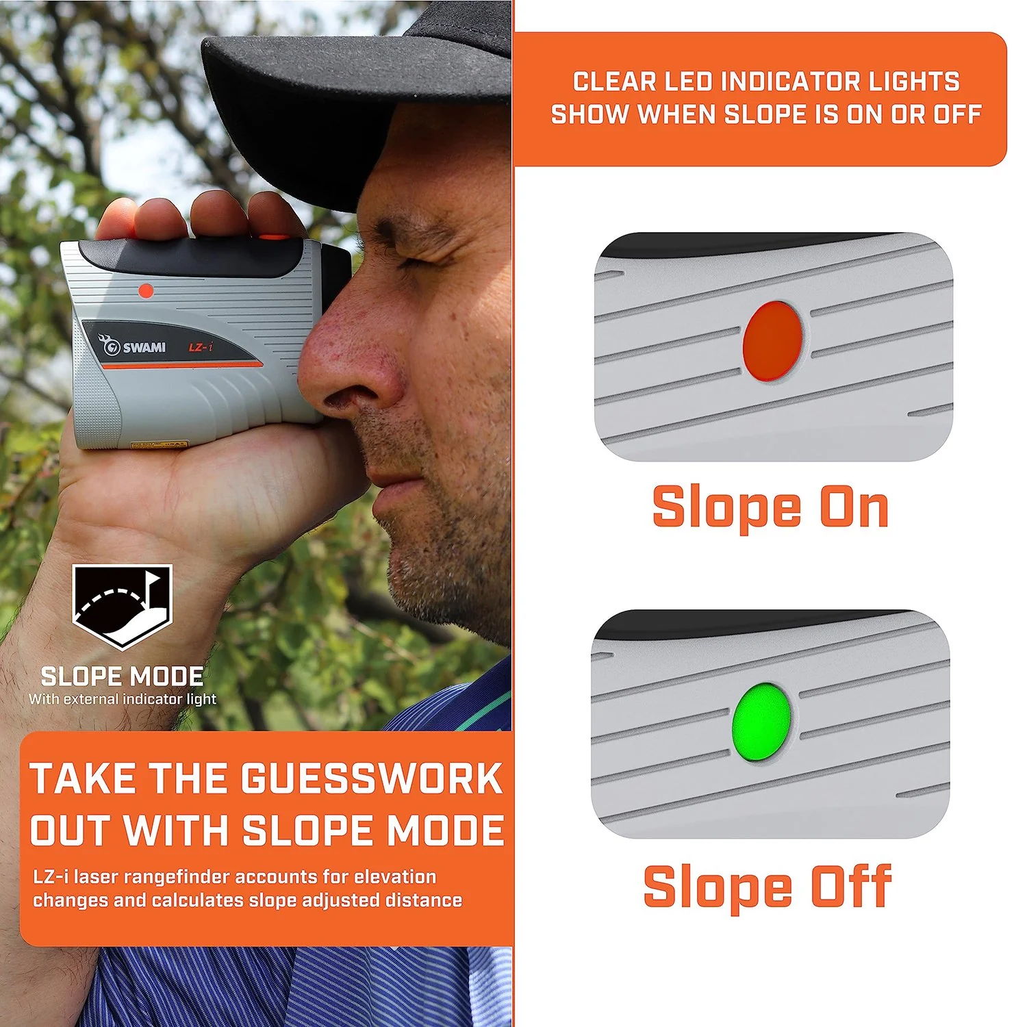 IZZO Golf Swami LZ-i Golf Laser Rangefinder - Image 5