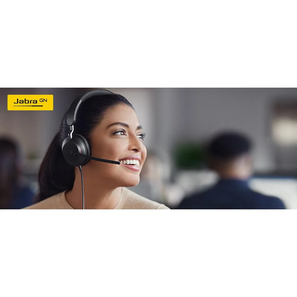 JABRA Evolve2 40 UC Wired Headphones; USB-C; Stereo Black  (Open Box) +1 Year Warranty - Image 13