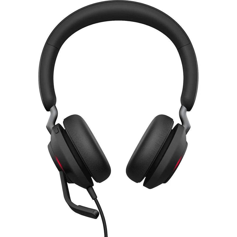 JABRA Evolve2 40 UC Wired Headphones; USB-C; Stereo Black  (Open Box) +1 Year Warranty - Image 5