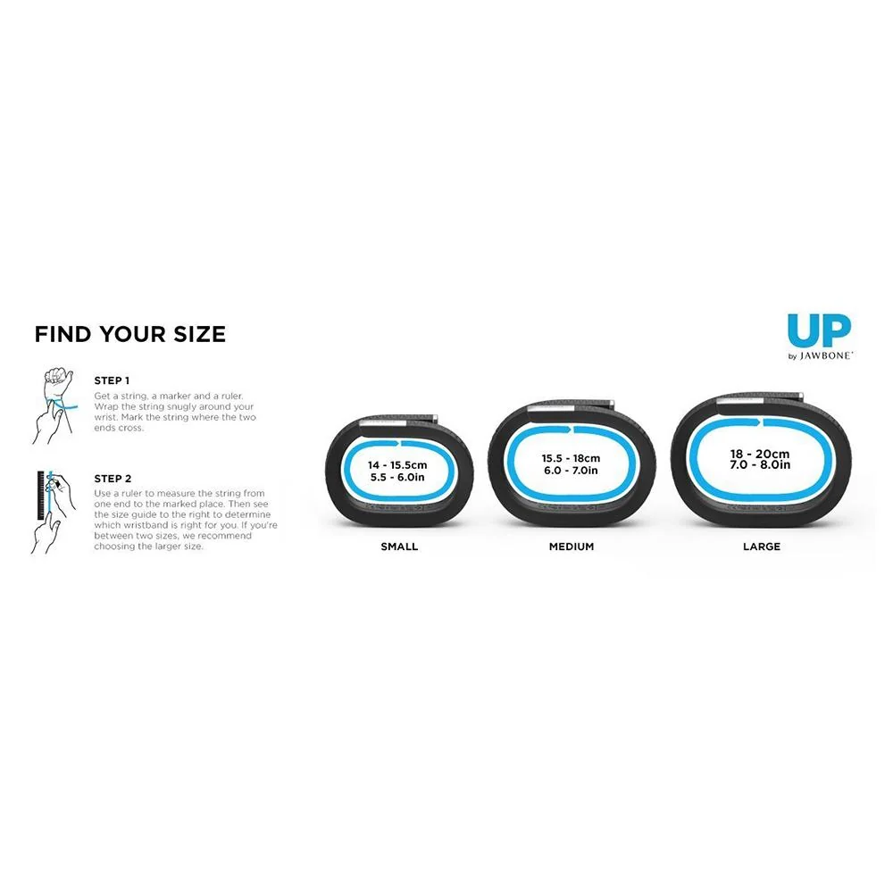 Jawbone UP Activity Tracker Black Bulk - Medium - Image 7