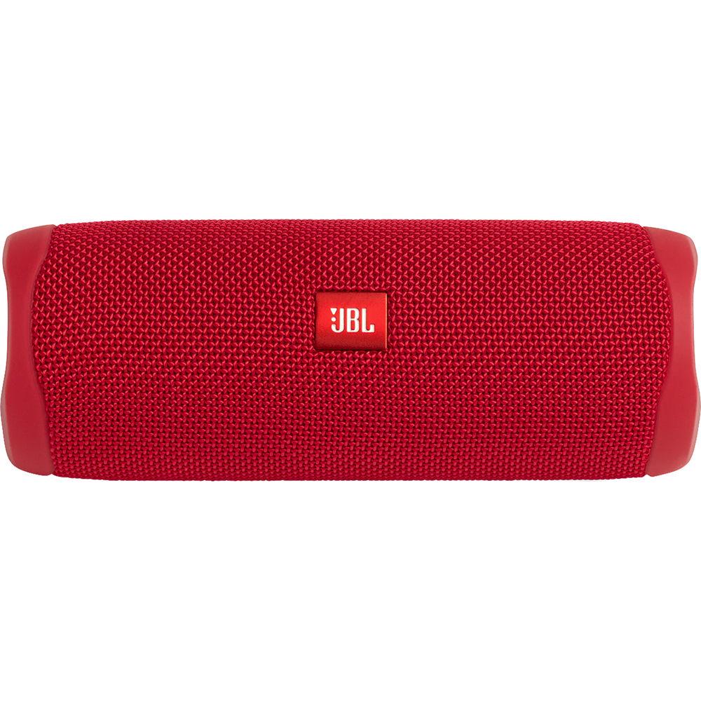 JBL Flip 5 Portable Waterproof Bluetooth Speakers Red + 1 Year Protection Pack - Image 2