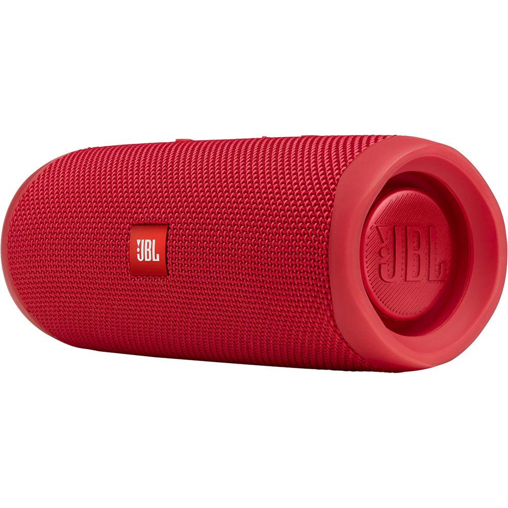 JBL Flip 5 Portable Waterproof Bluetooth Speakers Red + 1 Year Protection Pack - Image 4