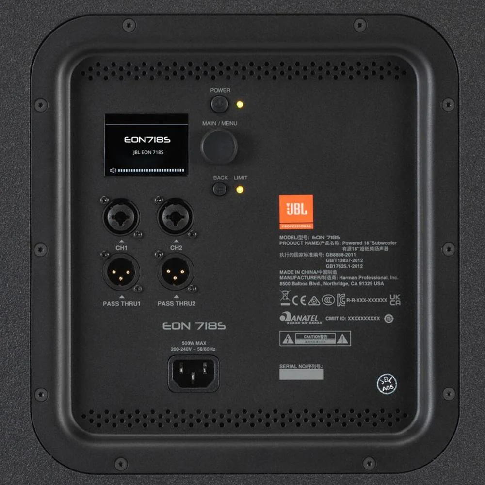 JBL Professional Self-Powered 18" Subwoofer Open Box with 1 Year Warranty - Image 8