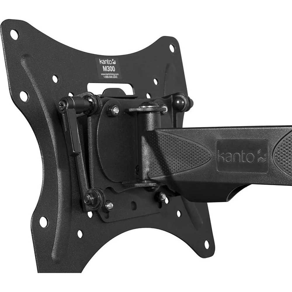 Kanto M300 Full Motion TV Wall Mount for 26" to 55" Screens, Black - Image 8