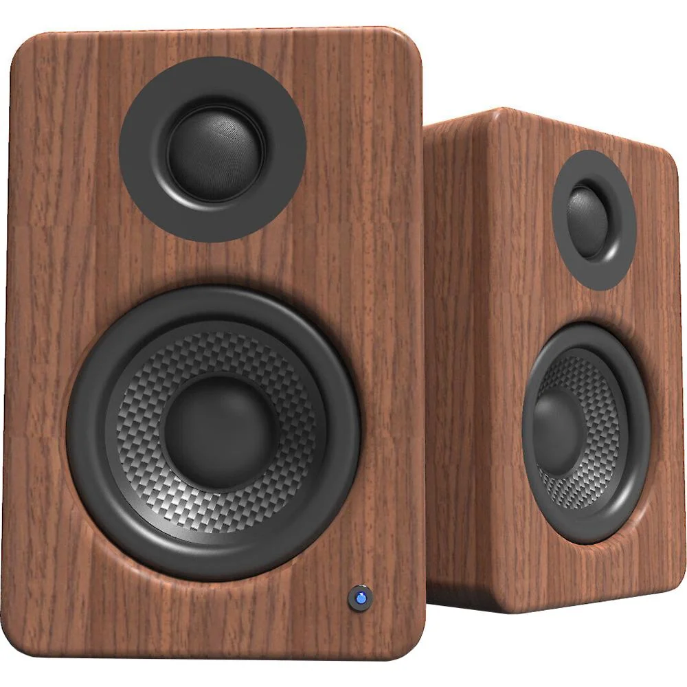 Kanto YU2WALNUT Powered Desktop Speakers Walnut/Noyer (Open Box) + 1 Year Warranty - Image 2