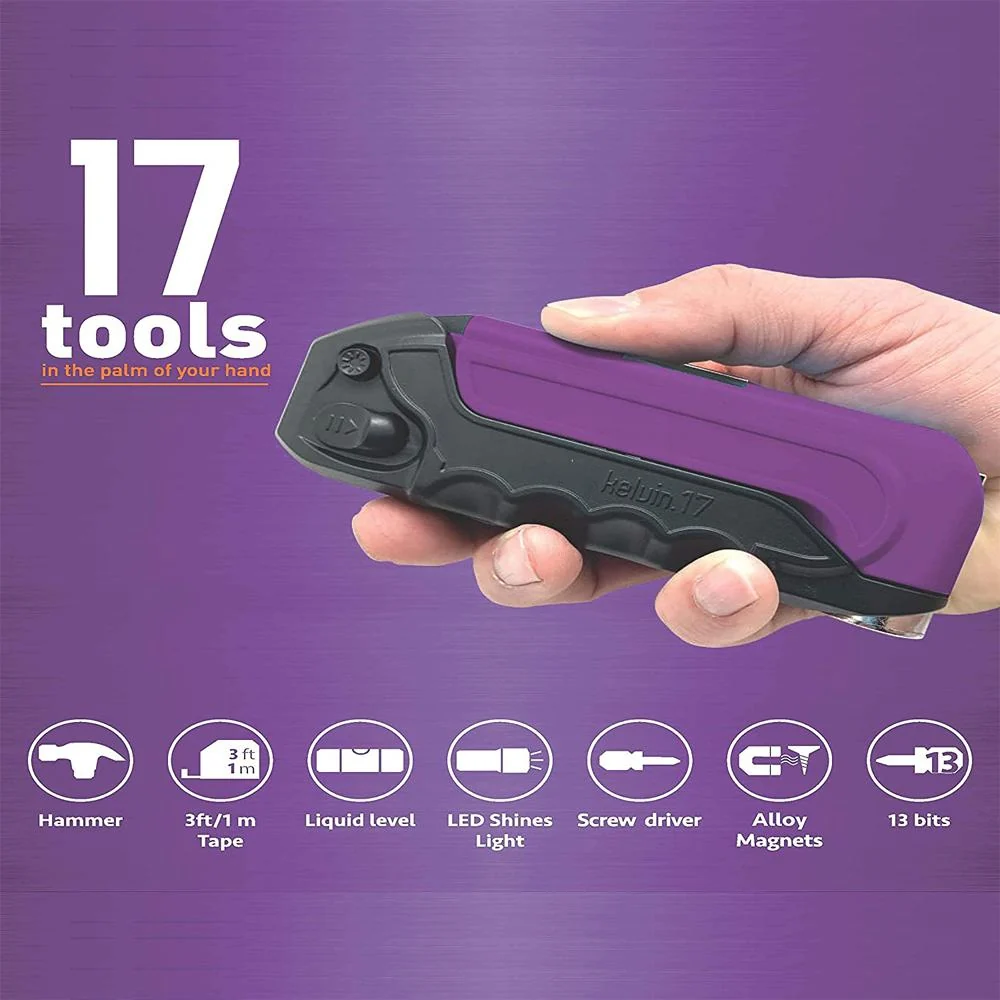 Kelvin The Everyday Multi-Tool with Flashlight Purple 2 Pack - Image 3