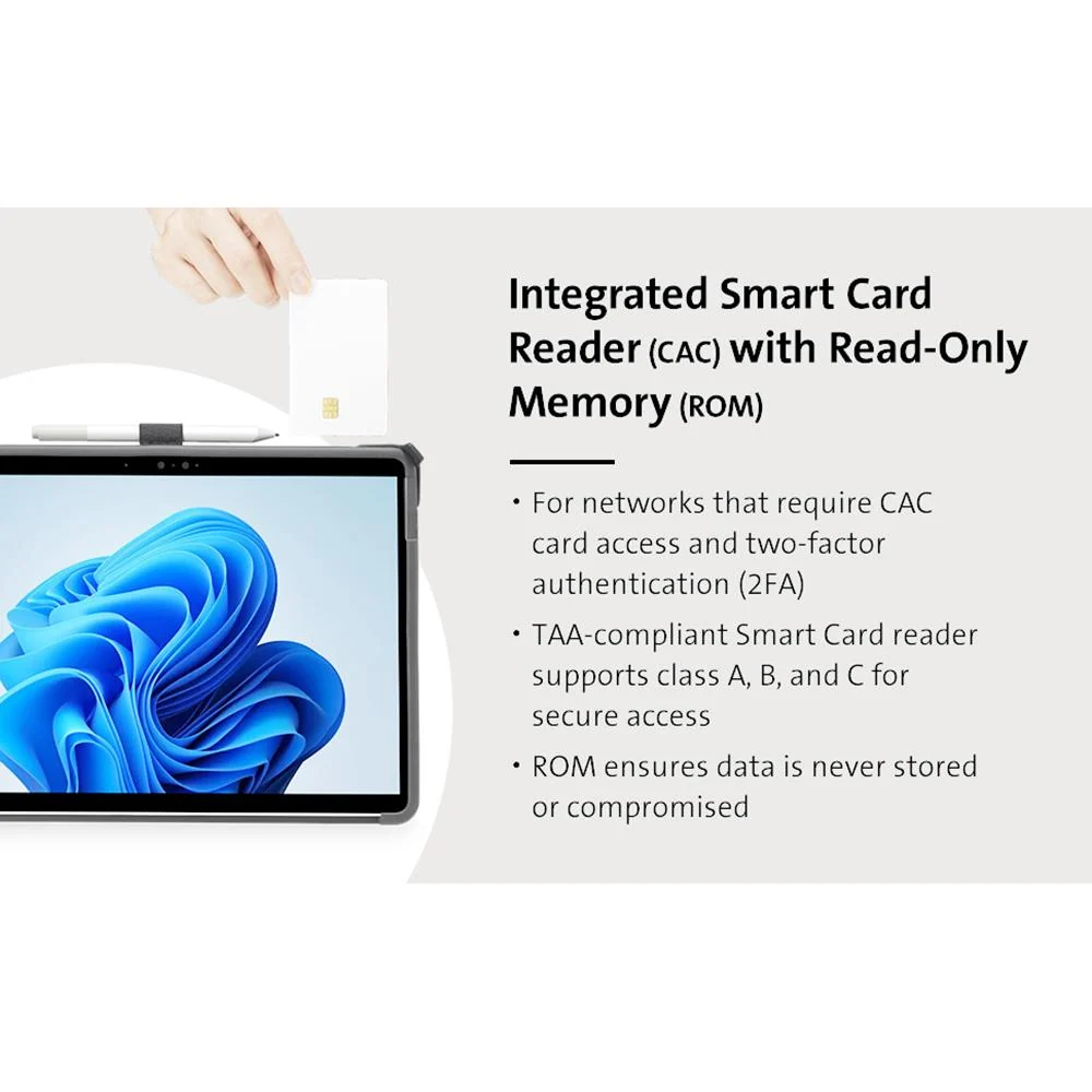 Kensington Integrated Smart Card Reader with BlackBelt Rugged Case - K62539WW - Image 10