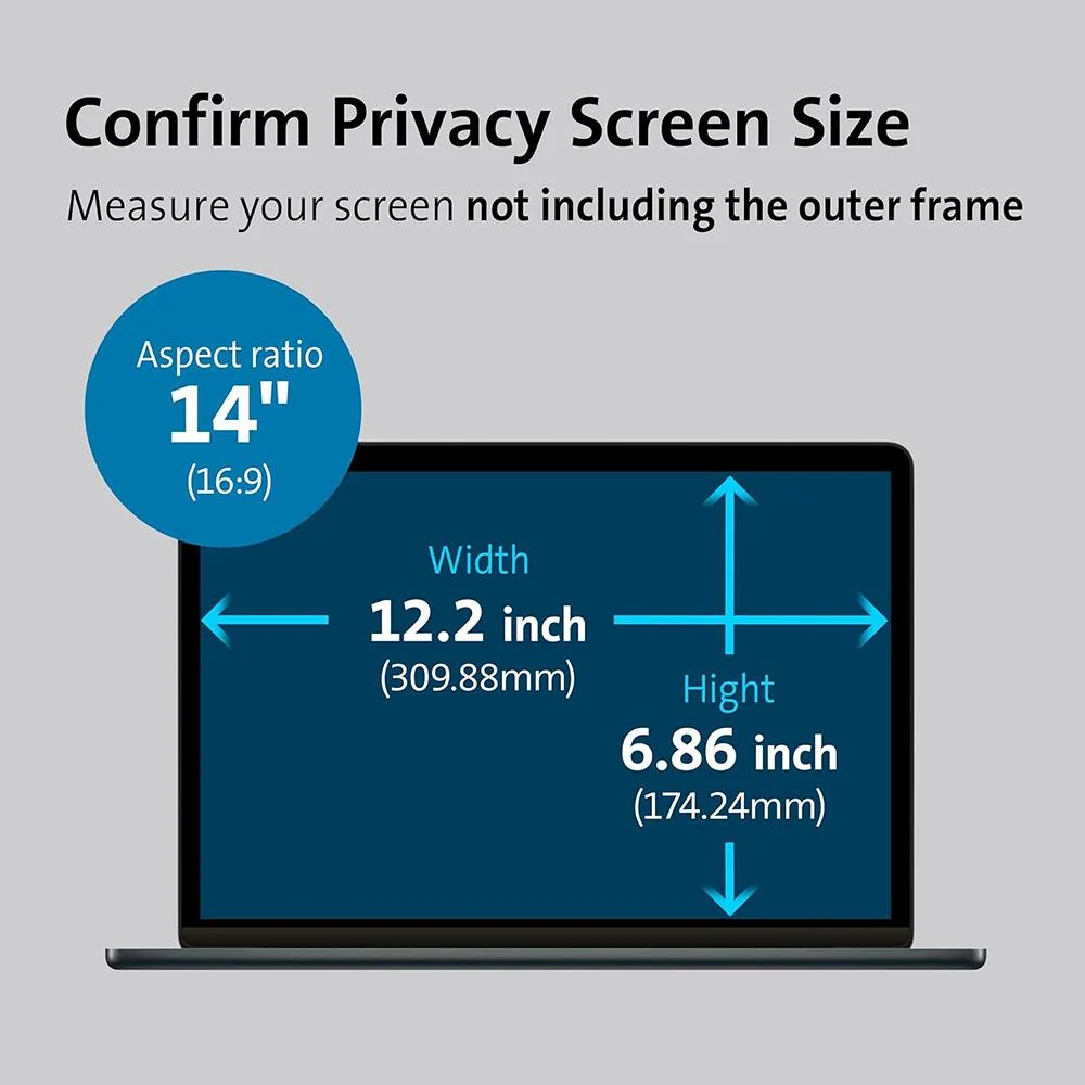 Kensington Privacy Screen for 14" Laptops - K52793WW - Image 8