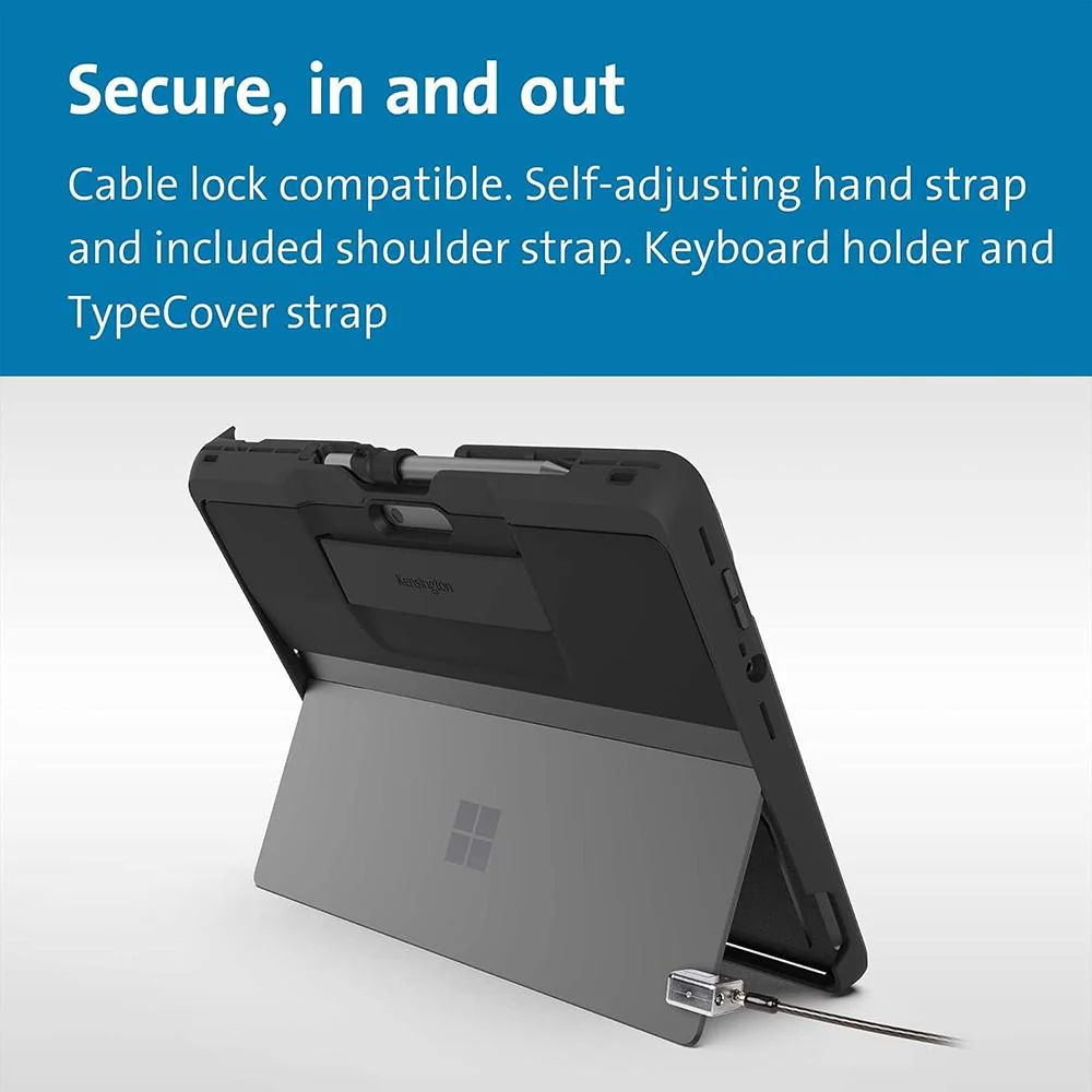 Kensington Surface Pro 8 Rugged Case in Black - K97580WW - Image 4