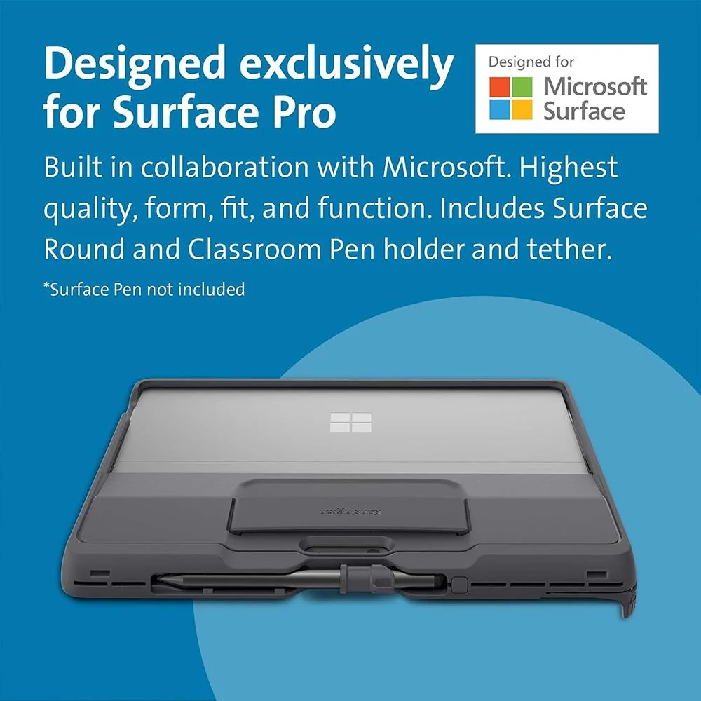 Kensington Surface Pro 8 Rugged Case in Platinum - K97582WW - Image 2