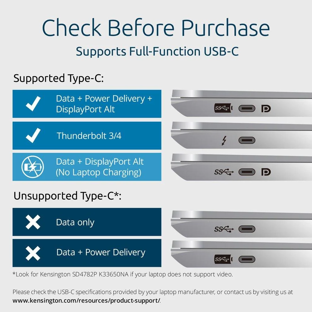 Kensington USB-C 10Gbps Triple Video Driverless Docking Station - K34440NA - Image 12