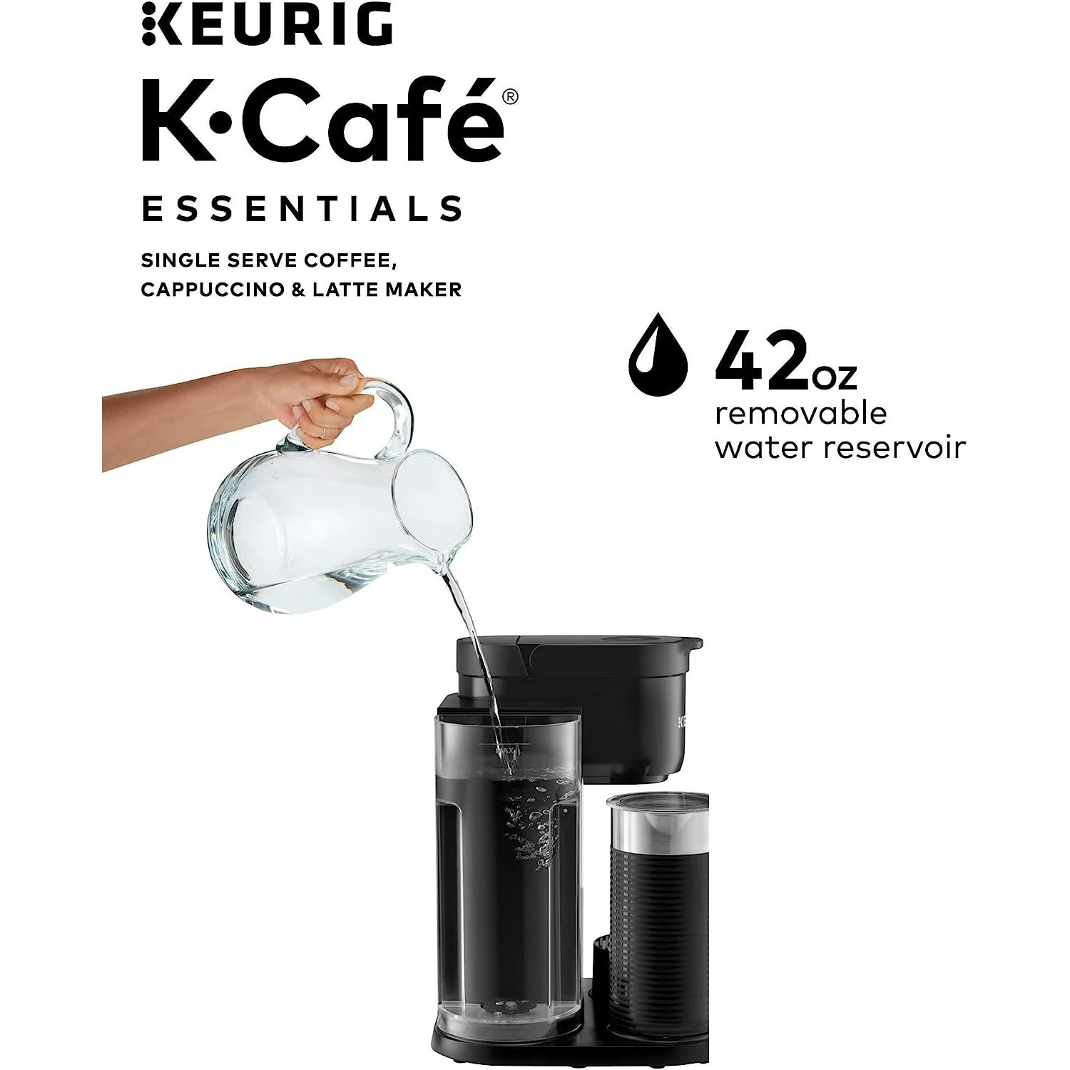 Keurig K-Cafe Essentials Single Serve K-Cup Coffee Maker - Factory Refurbished - Image 7