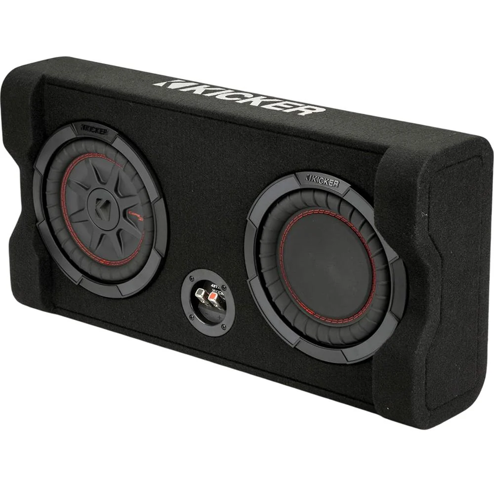 Kicker 8" Thin Down Firing Subwoofer Passive Radiator Enclosure Open Box +1 YR Warranty - Image 4