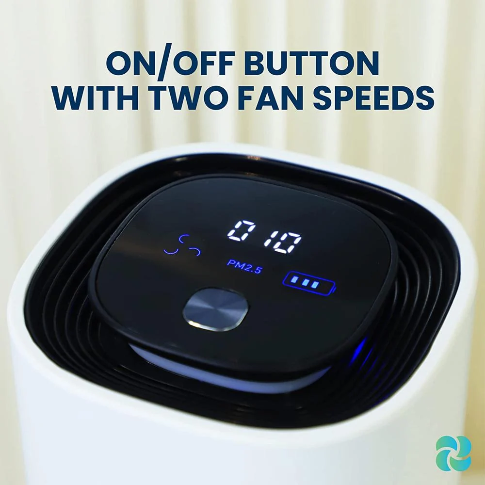KIKI Pure Pro Personal Air Purifier/Ionizer - White (2-Pack) - Image 4