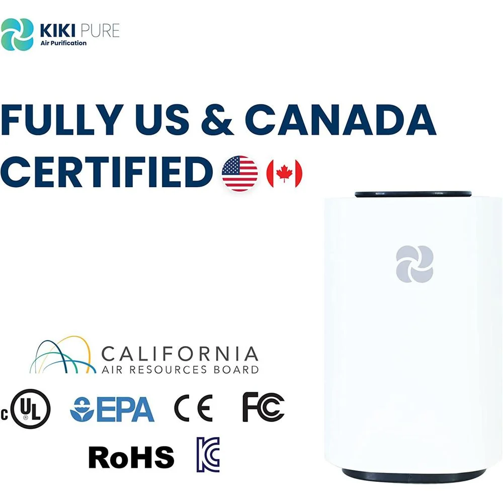 KIKI Pure Pro Personal Air Purifier/Ionizer - White (2-Pack) - Image 7