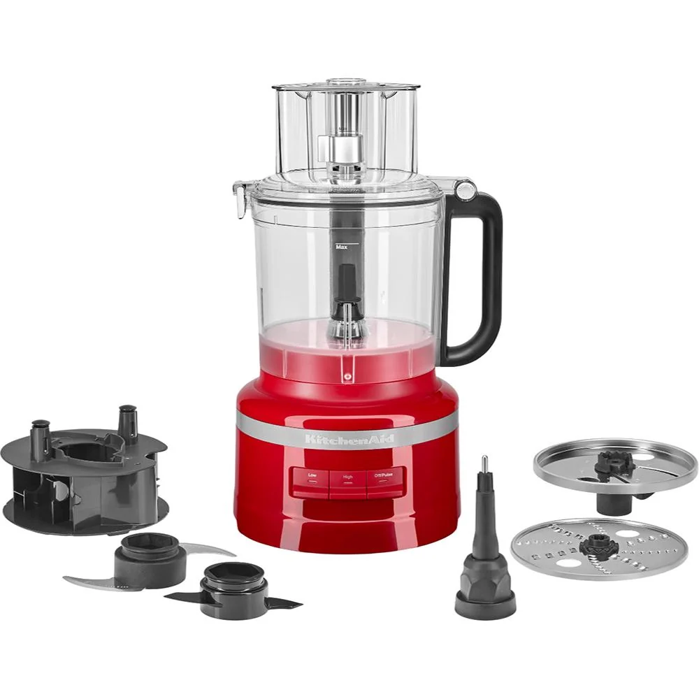 KitchenAid 13-Cup All In One Food Processor; Empire Red (Open Box) + 1 Year Warranty - Image 2