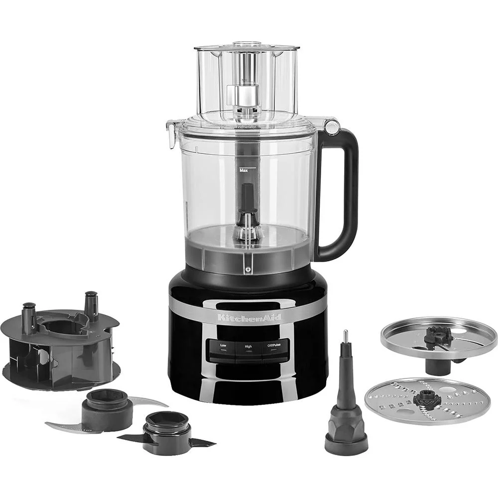 KitchenAid 13-Cup All In One Food Processor, Onyx Black (Open Box) + 1 Year Warranty - Image 2