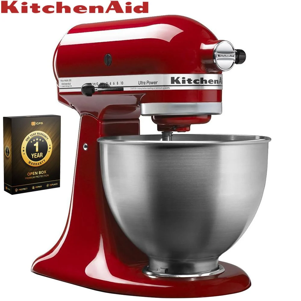KitchenAid 4.5Qt Classic Standmixer Red (Open Box) + 1 Year Warranty