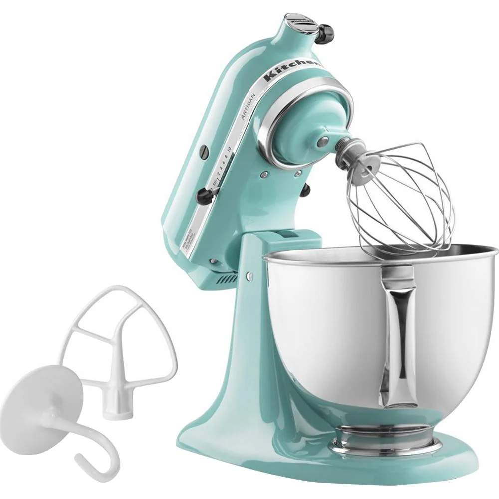 KitchenAid Artisan Series 5-Quart Tilt-Head Stand Mixer in Aqua Sky - KSM150PSAQ - Open Box - Image 3
