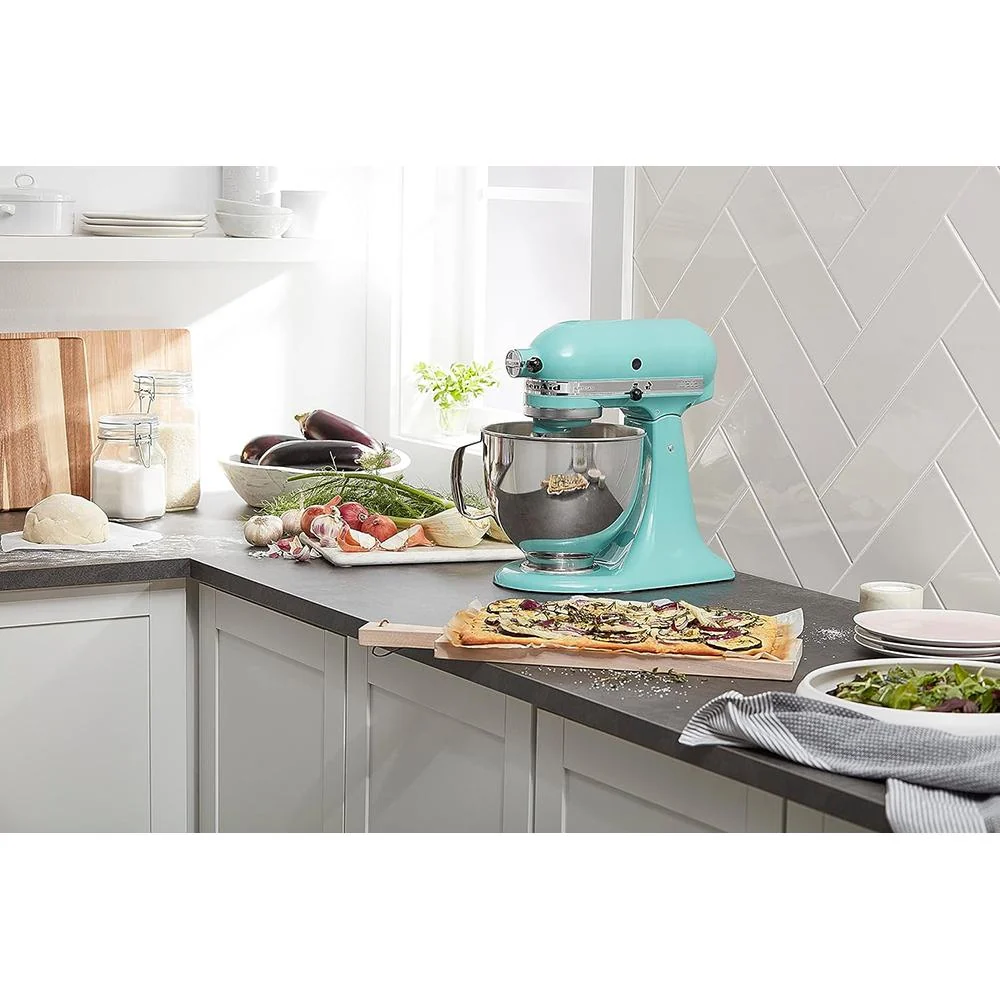KitchenAid Artisan Series 5-Quart Tilt-Head Stand Mixer in Aqua Sky - KSM150PSAQ - Open Box - Image 7