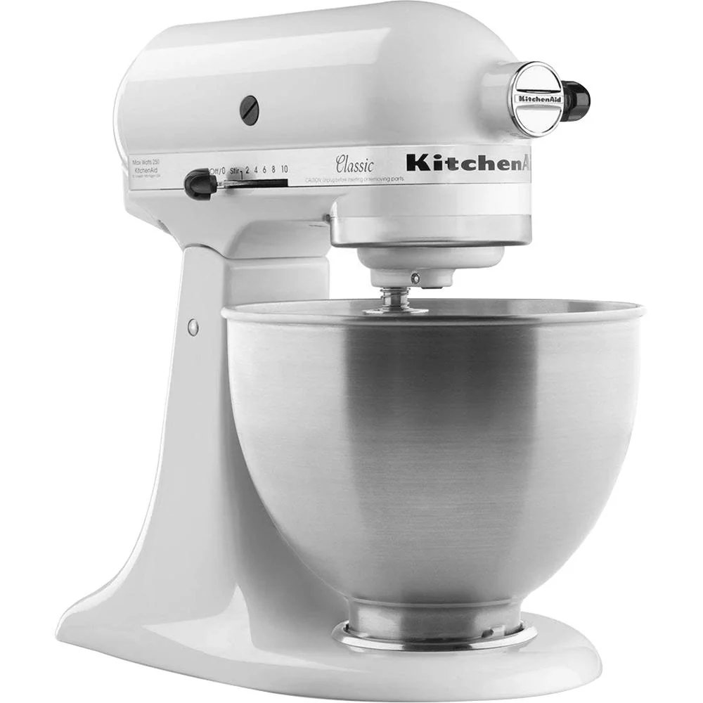KitchenAid Classic Series 4.5 Quart Tilt-Head Stand Mixer, White (K45SS) - Open Box - Image 2