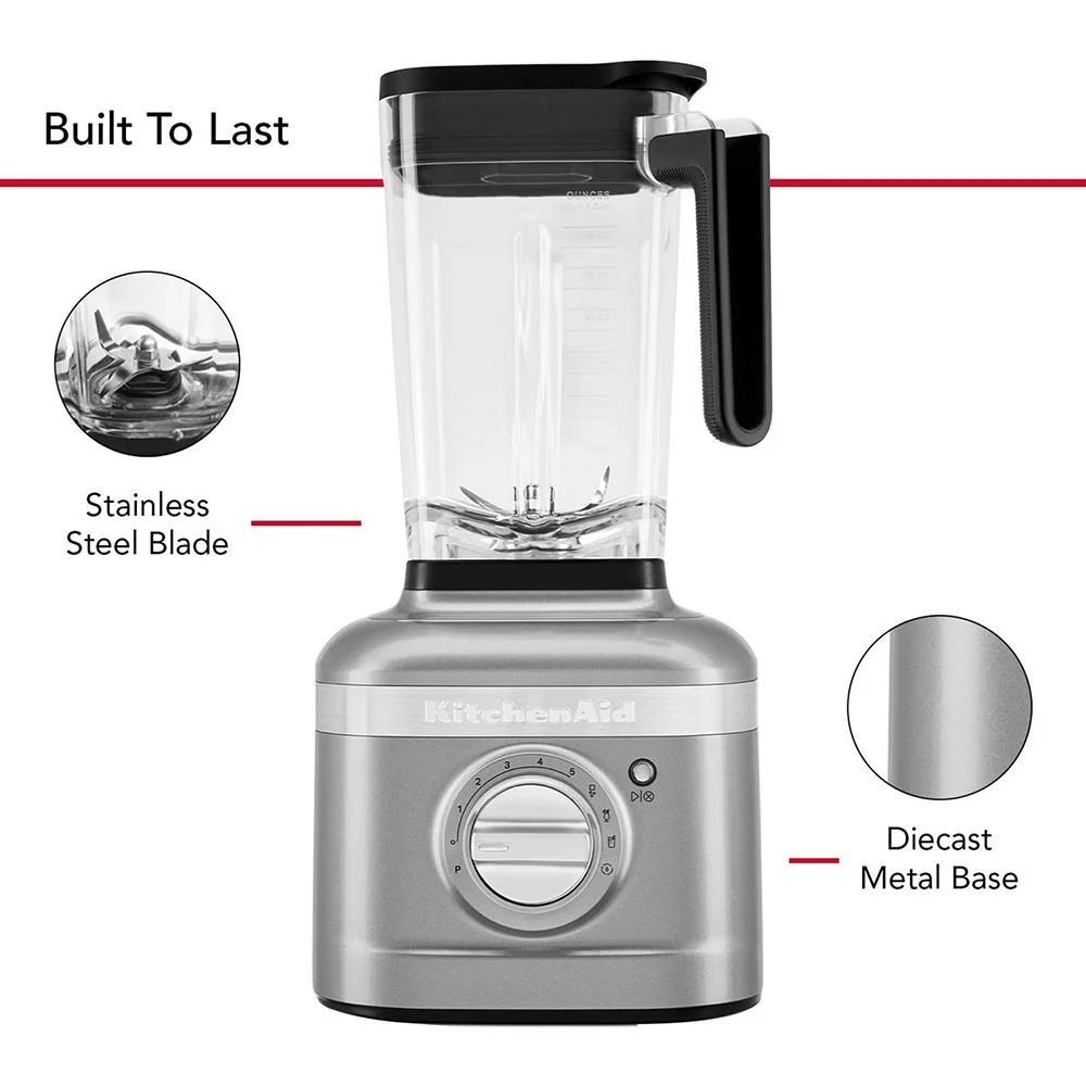 KitchenAid K400 Variable Speed Blender, Contour Silver (KSB4027) - Image 6
