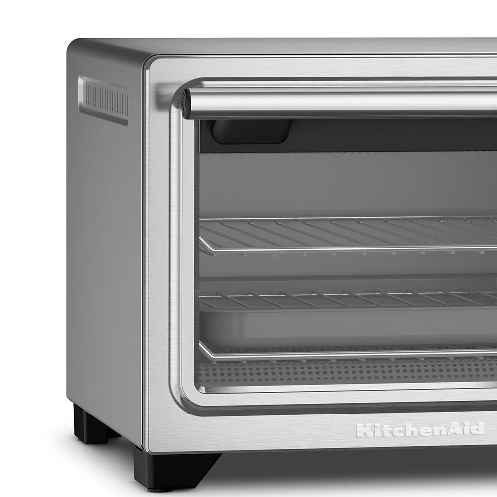 KitchenAid 12" Compact Convection Countertop Oven, Contour Silver - KCO253CU - Image 4