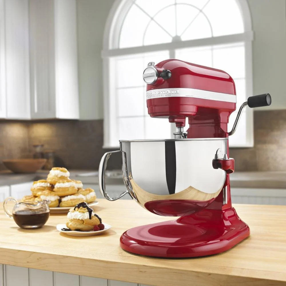 KitchenAid KP26M1XER Professional 600 Series 6 Quart Bowl-Lift Stand Mixer - Empire Red - Image 5