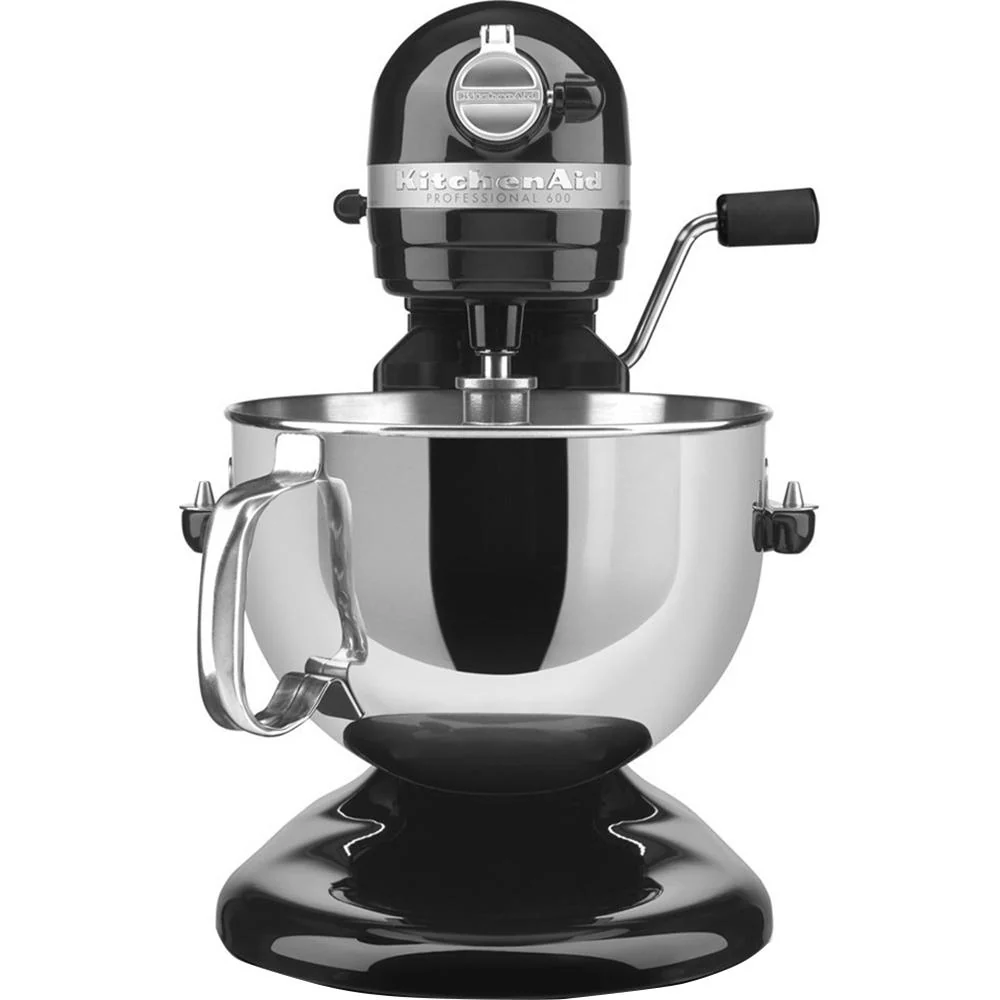 KitchenAid KP26M1XOB Professional 600 Series 6-Quart Stand Mixer (Onyx Black) - Open Box - Image 2