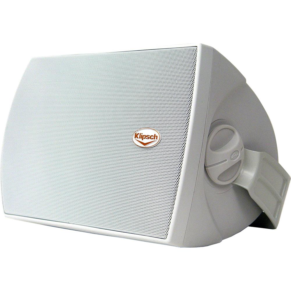 Klipsch AW-525 Outdoor Speaker - Dynamic Sound for Open Spaces - White (Pair) - Open Box - Image 2