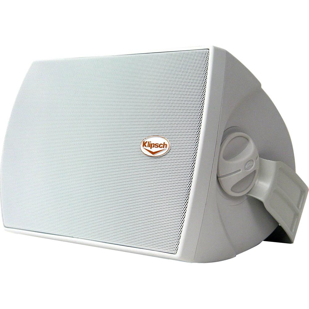 Klipsch AW-650 All-Weather Outdoor Speakers; Pair (White) (Open Box) + 1 Year Warranty - Image 2