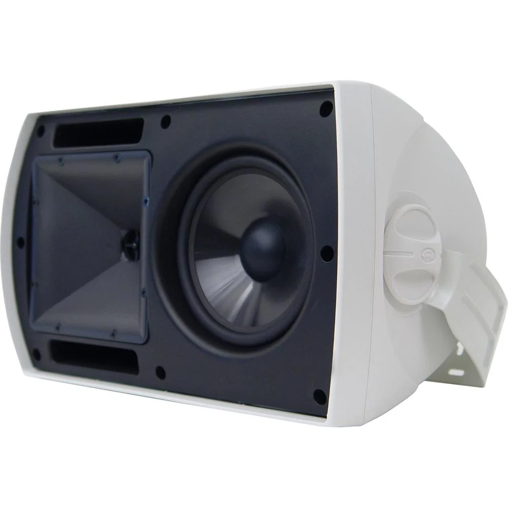Klipsch AW-650 All-Weather Outdoor Speakers; Pair (White) (Open Box) + 1 Year Warranty - Image 3