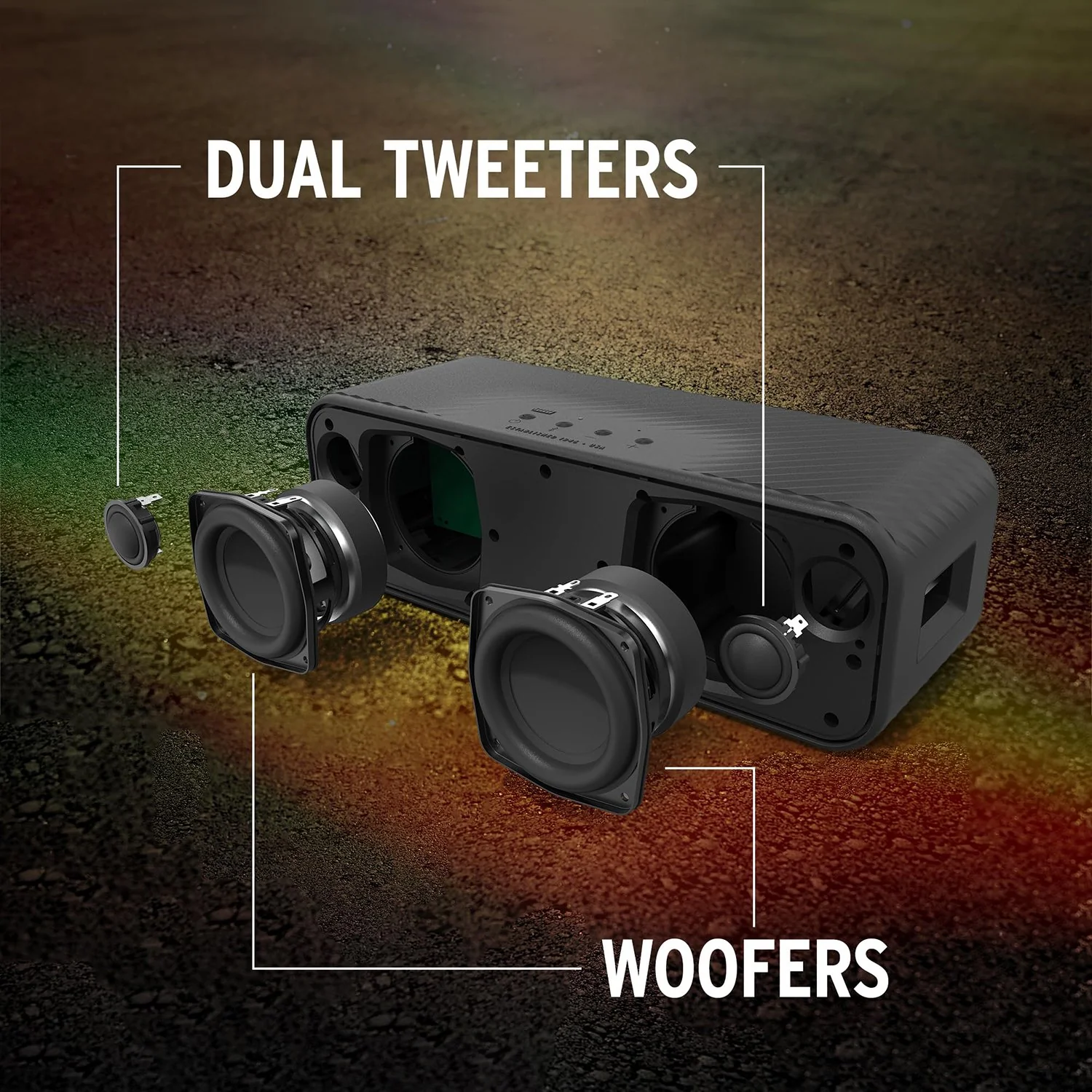 Klipsch Detroit Portable Bluetooth Speaker, IP67 Waterproof, 20h Playtime - Image 6