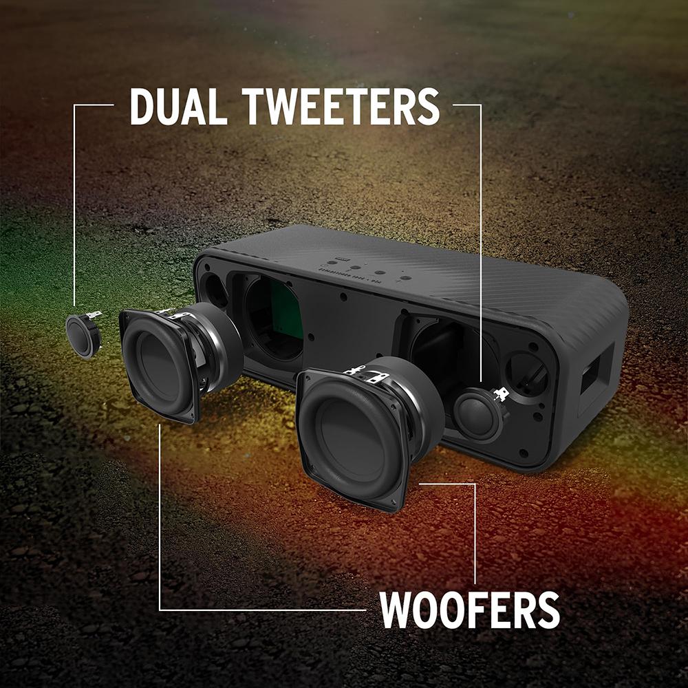 Klipsch Detroit Portable Bluetooth Speaker; IP67 Waterproof; 20h Playtime - Open Box - Image 4
