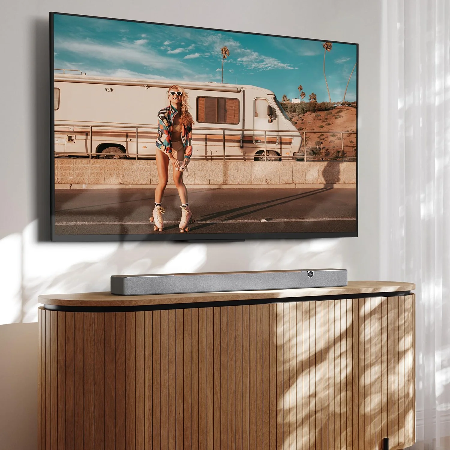 Klipsch Flexus CORE 200 185W 3.1.2 Channel Dolby Atmos Sound Bar - Walnut - Image 6