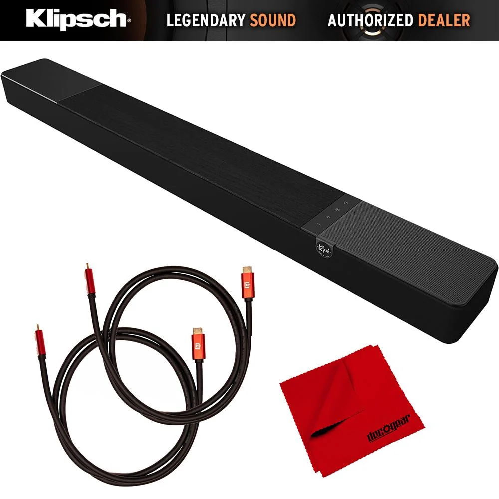 Klipsch Flexus CORE 200 3.1.2 Ch Dolby Atmos Sound Bar w/ Accessories Bundle - Image 15