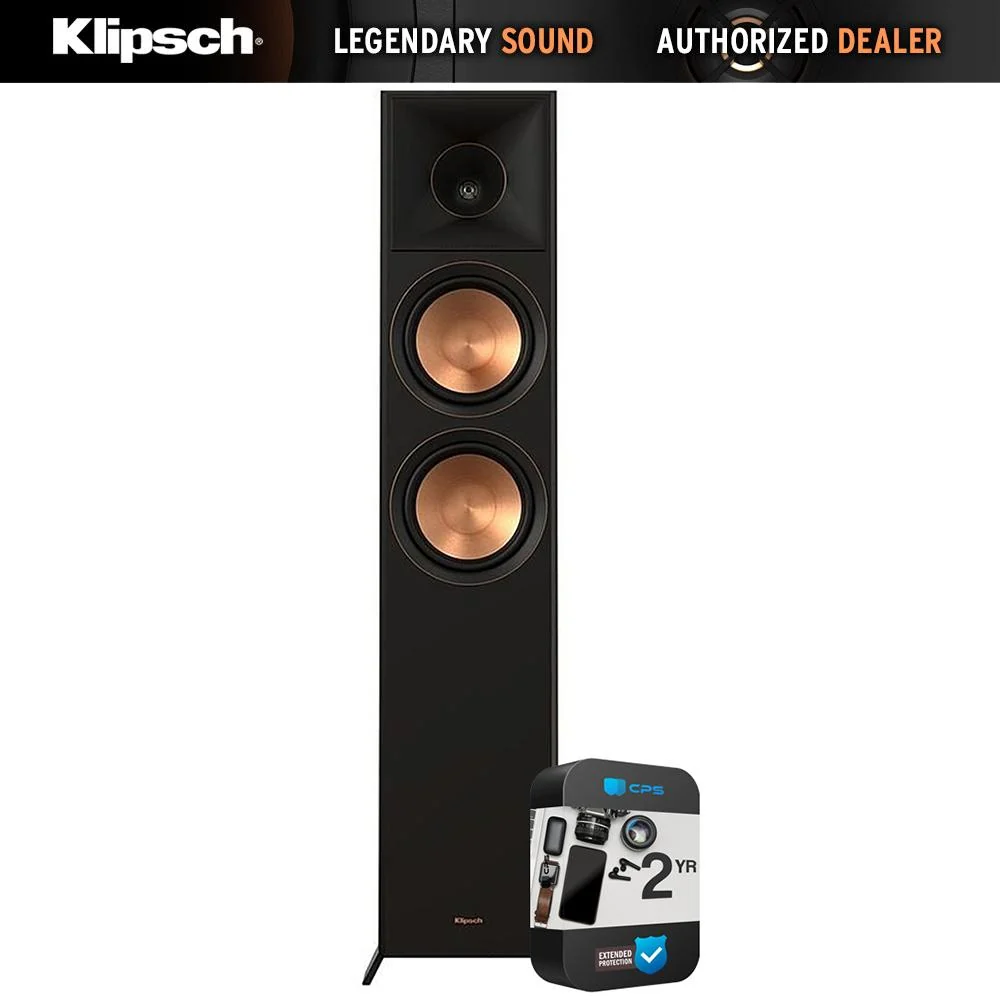Klipsch High-Fidelity Floorstanding Speaker with Bass Ebony + 2 Year Warranty - Image 15